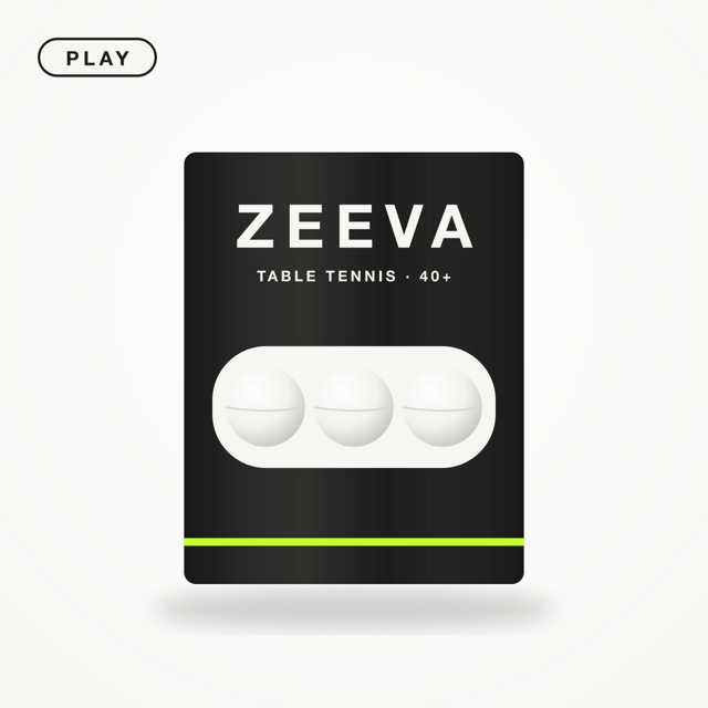 ZEEVA PLAY TT Ball 40+