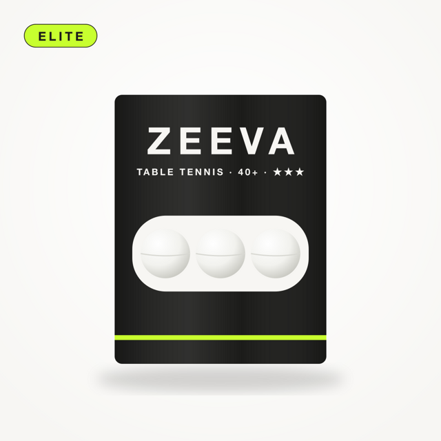 ZEEVA ELITE TT Ball 40+ 3-Star