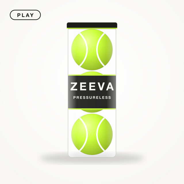 ZEEVA PLAY Tennis Ball Pressureless